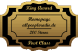 King Award Medaille First Class All People Radio