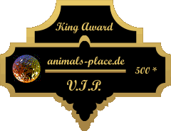 King Award Medaille VIP Animals-Place