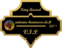 King Award Medaille VIP Antenne Hannover