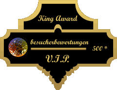 King Award Medaille VIP Besucherbewertungen