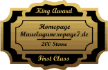 King Award Medaille First Class Blauelagune