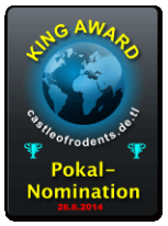 King Award Nomnationsschild Castle of Rodents