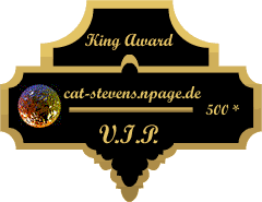 King Awrd Medaille VIP Cat-Stevens