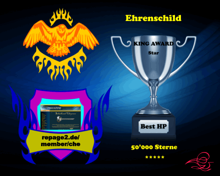 King Award Ehrenschild Che