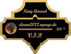 King Award Medaille VIP Clown2012