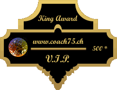 King Award Medaille VIP Coach75
