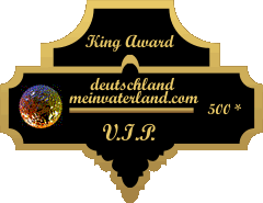 King Award Medaille VIP Deutschland mein Vaterland