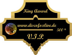King Award Medaille VIP Discofox Live