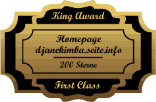 King Award Medaille First Class  Djane Kimba