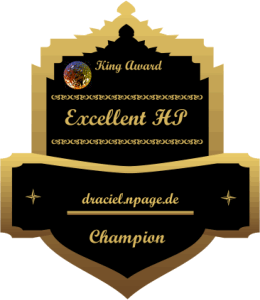 King Award Medaille Champion Draciel