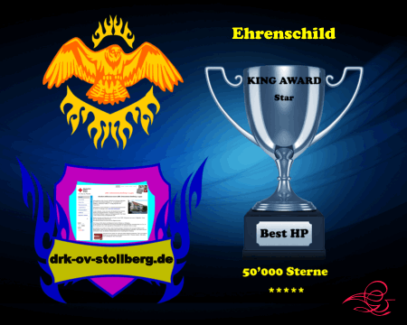 King Award Echrenschild DRK-OV-Stollberg