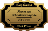 King Award Medaille First Class Eichenthal