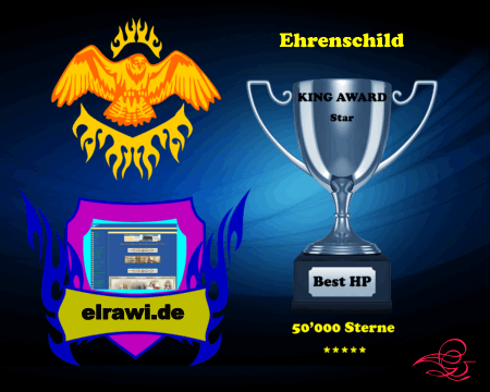 King Award Ehrenschild Elrawi