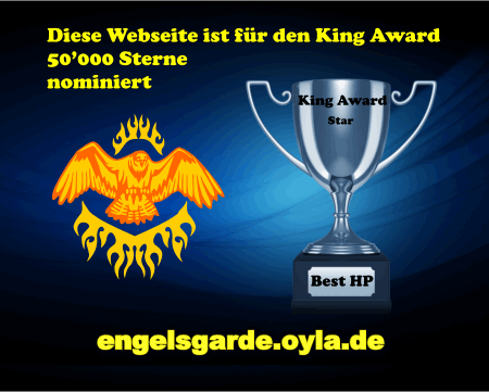 King Award Nominationsschild Engelsgarde