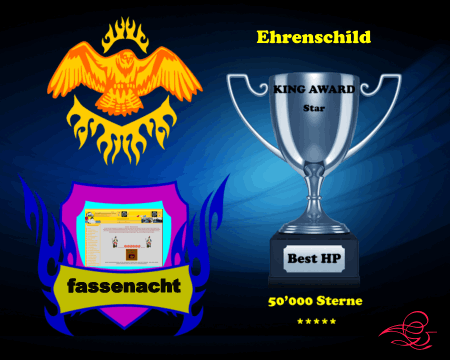 King Award Ehrenschild Fassenacht