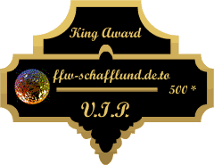 King Award Medaille FFW Schafflund