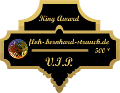 King Award Medaille VIP Floh-Bernhard-Strauch