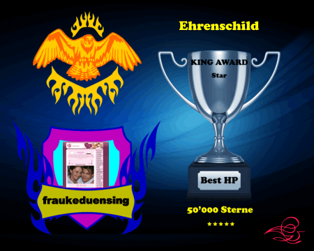 King Award Ehrenschild Frauke Duensing