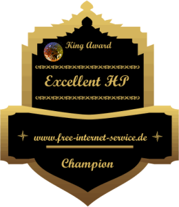 King Award Medaille Champion Free-Internet-Service