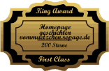 King Award Medaille First Class Geschichten vom Mützchen