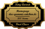 King Award Medaille First Class Das-Gummie-Entchen
