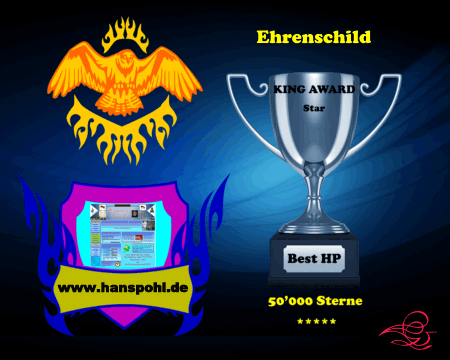 King Award Ehrenschild Hanspohl