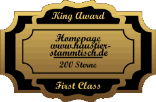 King Award Medaille First Class Haustier-Stammtisch