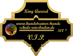 King Award Medaille VIP Hundetrainer-Hundeschule-Wiesbaden