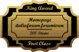 King Award Medaille First Class Italiaforum
