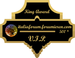 King Award Medaille VIP Italia-Forum