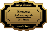 King Award Medaille First Class JMHS