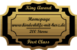 King Award Medaille First Class Kinderhilfe-mit-Herz