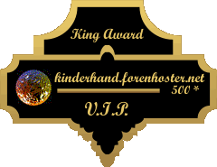 King Award Medaille VIP Kinderhand Forum