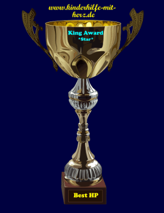 King Award Pokal Hinderhilfe mit Herz