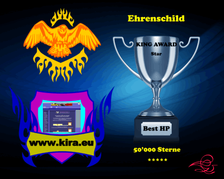 King Award Ehrenschild Kira