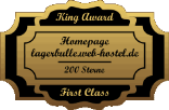 King Award Medaille First Class Lagerbulle