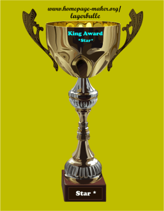 King Award Pokal Lagerbulle
