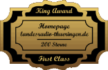 King Award Medaille First Class Landesradio Thüringen