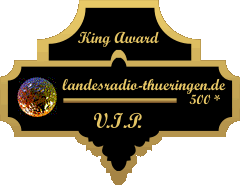 King Award Medaille VIP Landesradio Thüringen