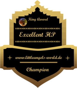 King Award Medaille Champion Littleangels World