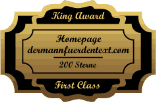 King Award Medaille First Class Der Mann für den Text