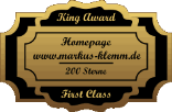 King Award Medaille First Class Markus Klemm