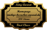 King Award Medaille First Class Mickys-Besucher-Award