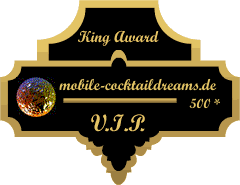 King Award Medaille VIP Mobile Cocktaildreams