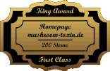 King Award Medaille First Class Mushroom-Toxin