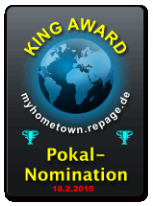 King Award Nominationsschild Fassenacht