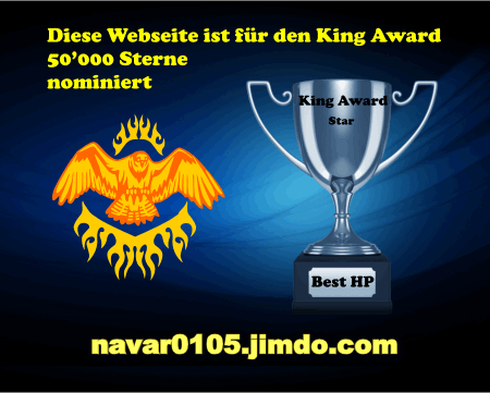 King Award Nominationsschild Navar 0105