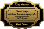 King Award Medaille First Class Nicknackmann