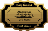 King Award Medaille First Class Nicole-Sweet-Snowflake