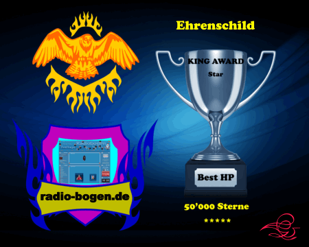 King Award Ehrenschild Radio-Bogen